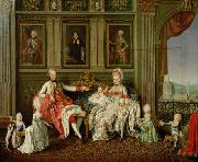 unknow artist Grobherzog Leopold mit seiner Familie France oil painting artist